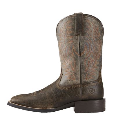 Ariat Western: Sport Wide Square Toe Botas Western Hombre - Cafe (KZHUB9360)